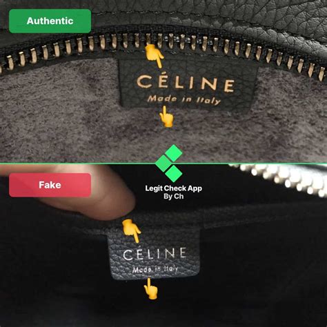 celine bag real vs fake|how to authenticate a celine bag.